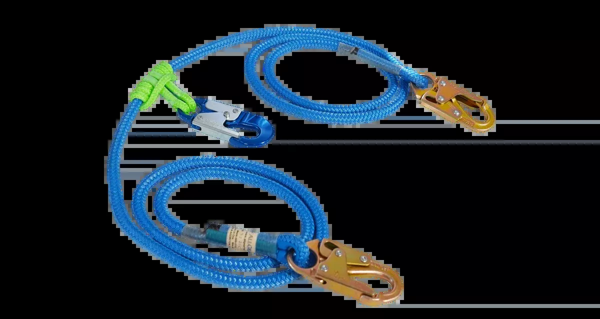 2 in 1 Safety Lanyard Continuous Connection