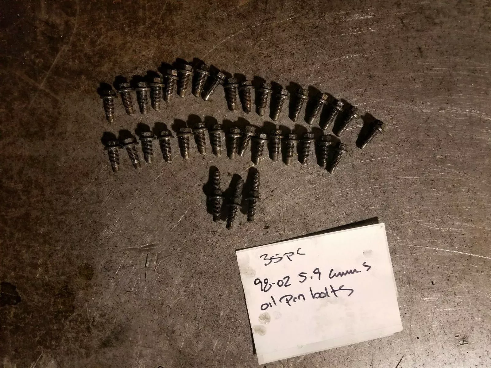 98-02 5.9L Cummins Oil Pan Bolts