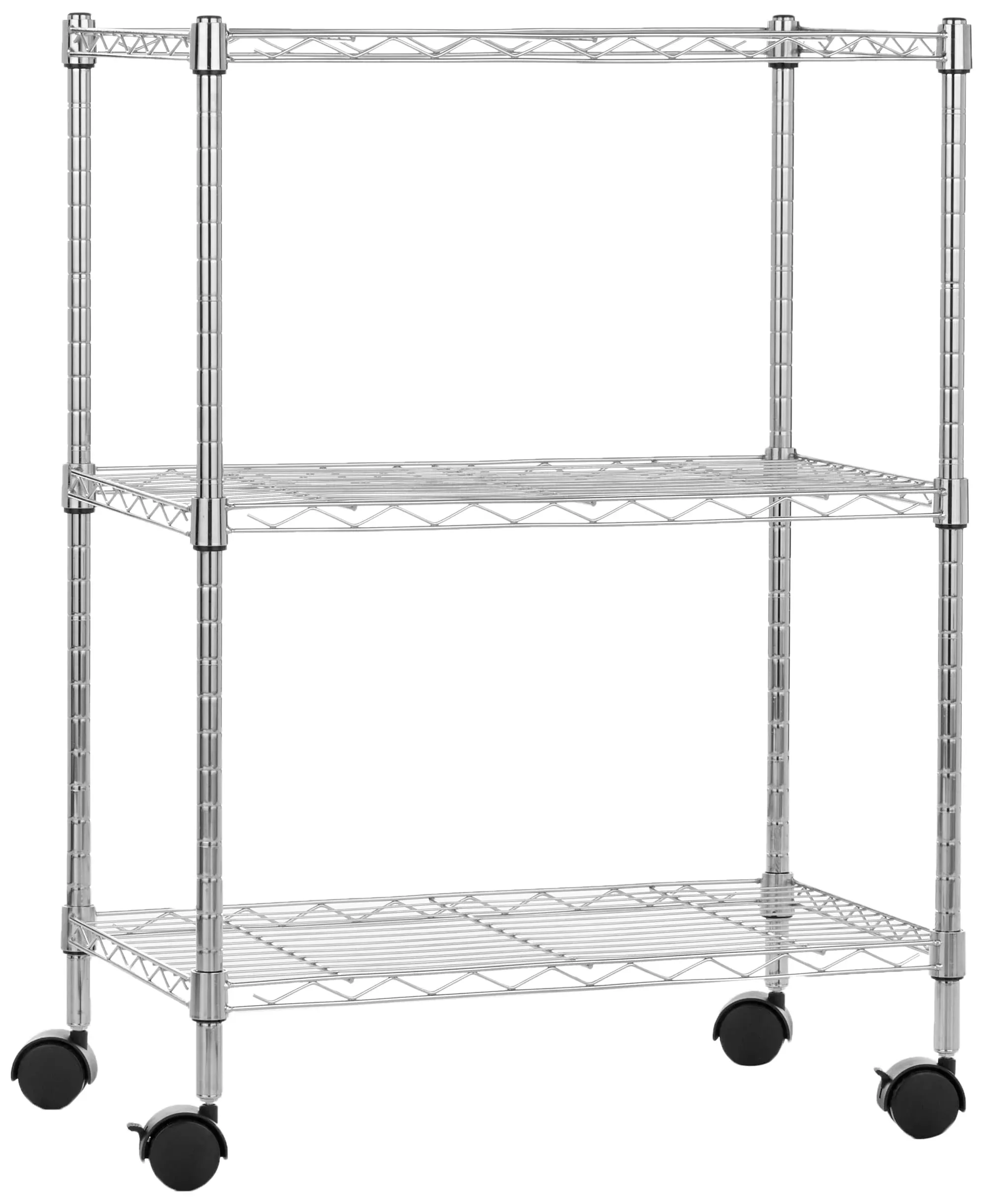 Amazon Basics 3-Shelf Adjustable, Heavy Duty Storage Shelving Unit on