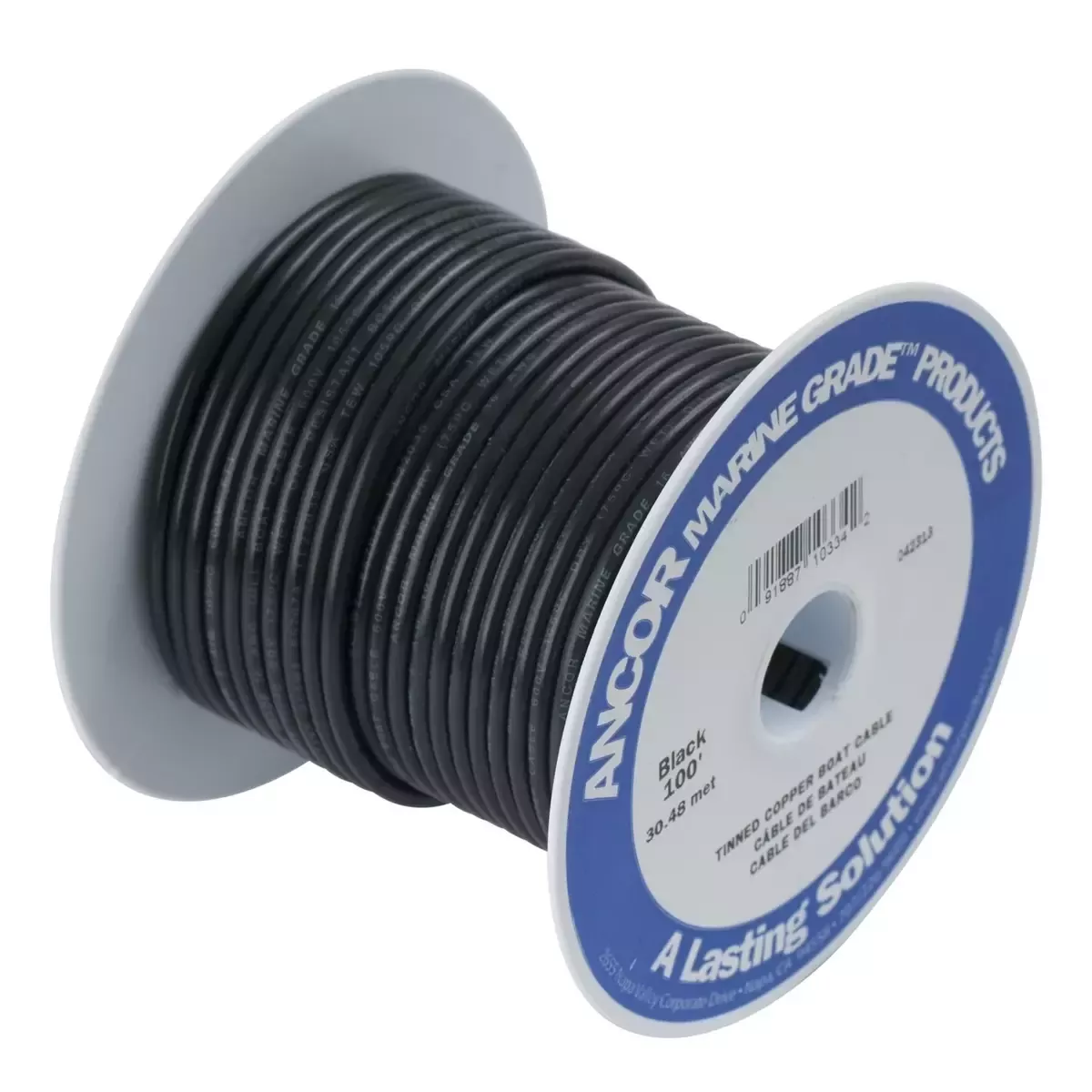 ANCOR 8 AWG Marine Tinned Copper Battery Cable - 50 ft