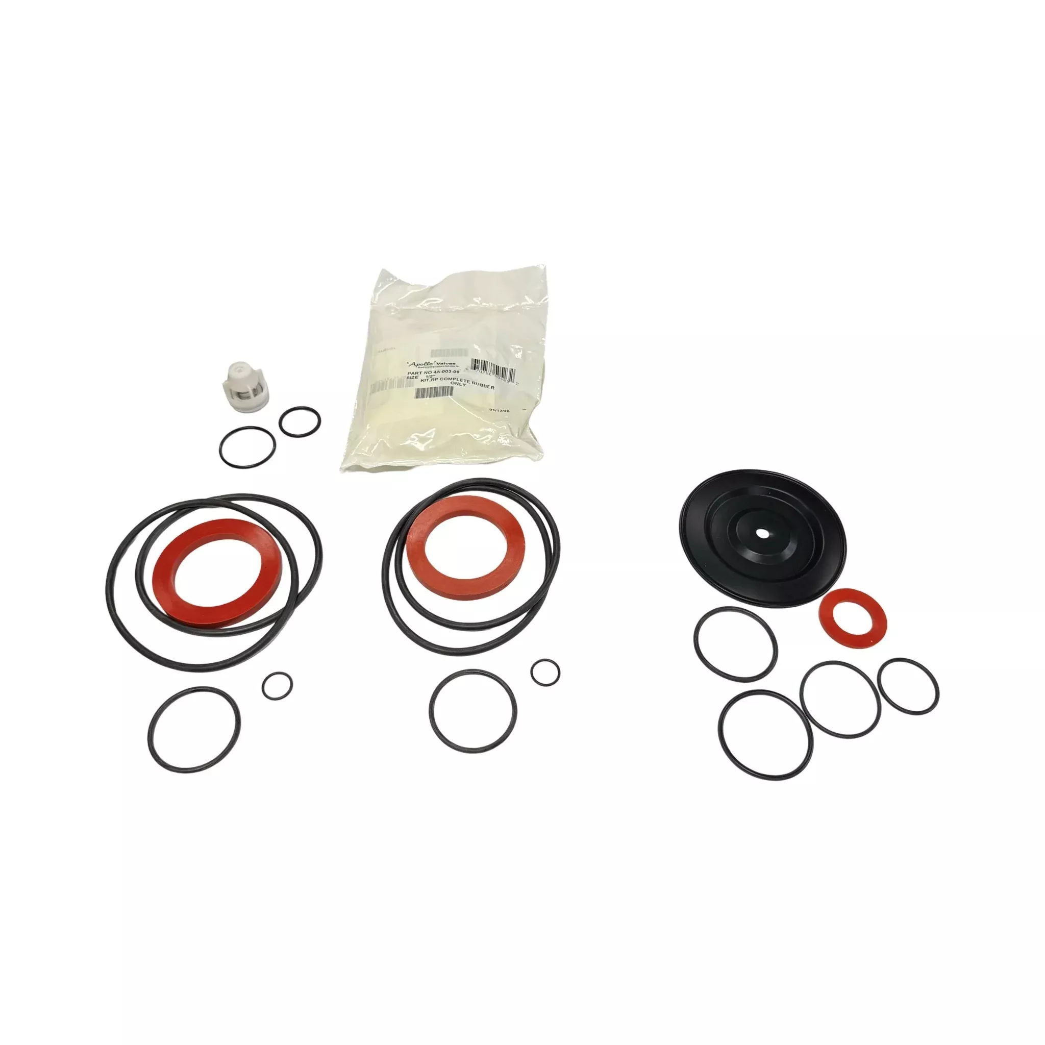 APOLLO 4A00018 RP4A/RPLF4A 2 1/2" - 3" RUBBER TOTAL KIT