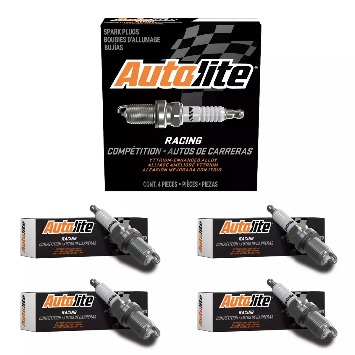 Autolite AR2592 Racing Spark Plug 4-Pack