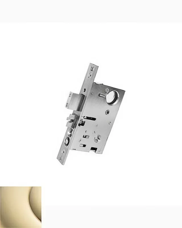 Baldwin 6100.RR Right Hand Reverse Bevel Bathroom and Bedroom Mortise Lock