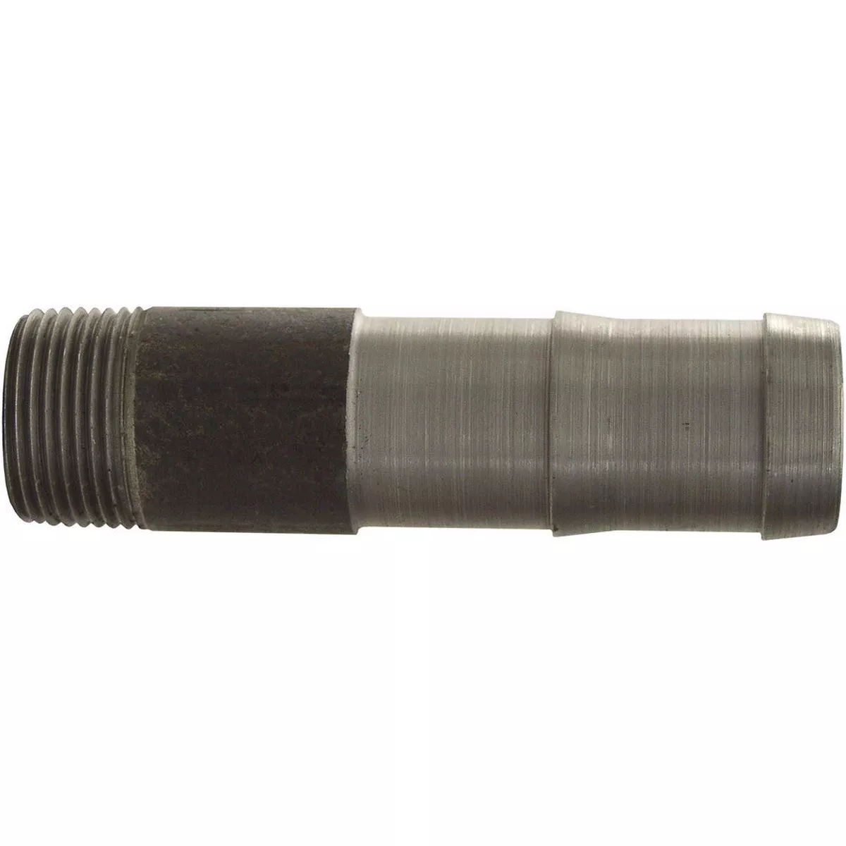 Combination Hose Nipples: Type: King Nipple; Material: Steel; Thread Standard: Male NPT; Thread Size: 1/2 in