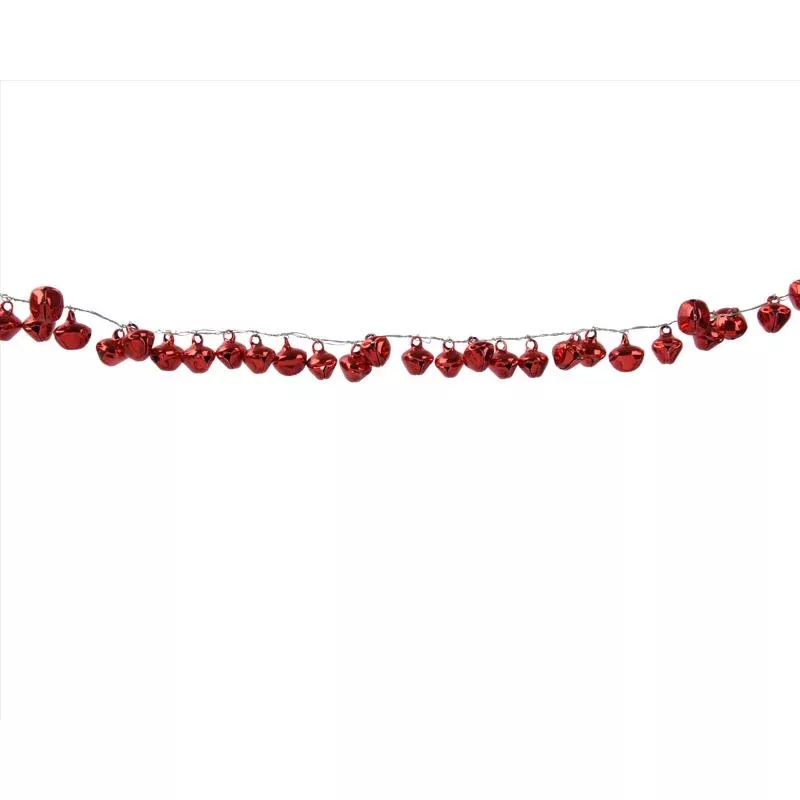 Decoris Red Mini bells Hanging Decor