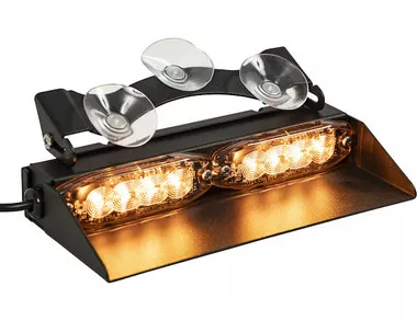*DISCONTINUED* 8891023 - 8 in. Amber Dashboard Light Bar With 8 LED's