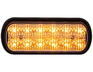 *DISCONTINUED* 8891600 - Dual Row 5.5 Inch Amber LED Strobe Light