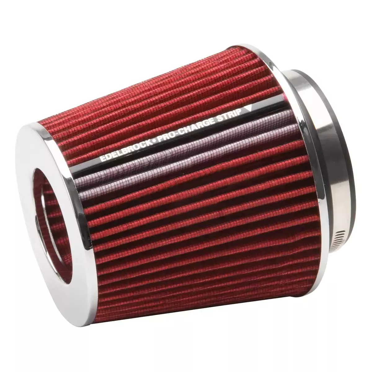Edelbrock 43641 Air Filter — Universal Conical, Red