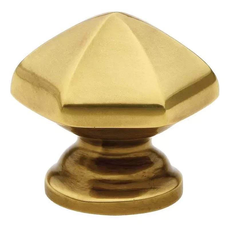 Emtek 86120US Hexagon 1-3/8" Solid Brass Cabinet Knob