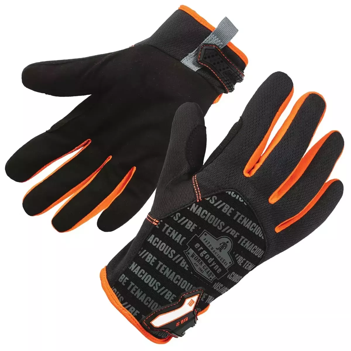 ERGODYNE ProFlex 812 Work Glove - Medium, Black