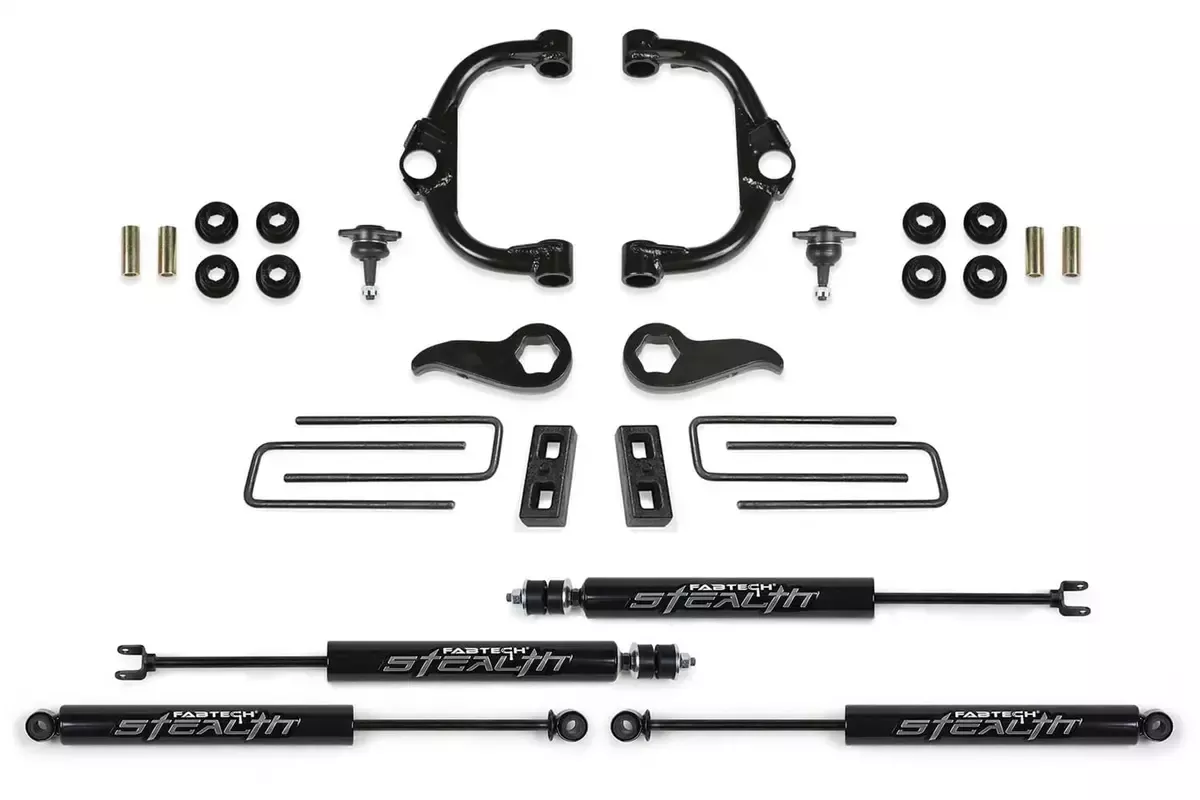 Fabtech K1179M 3.5 in Lift Kit w/ Stealth Shocks