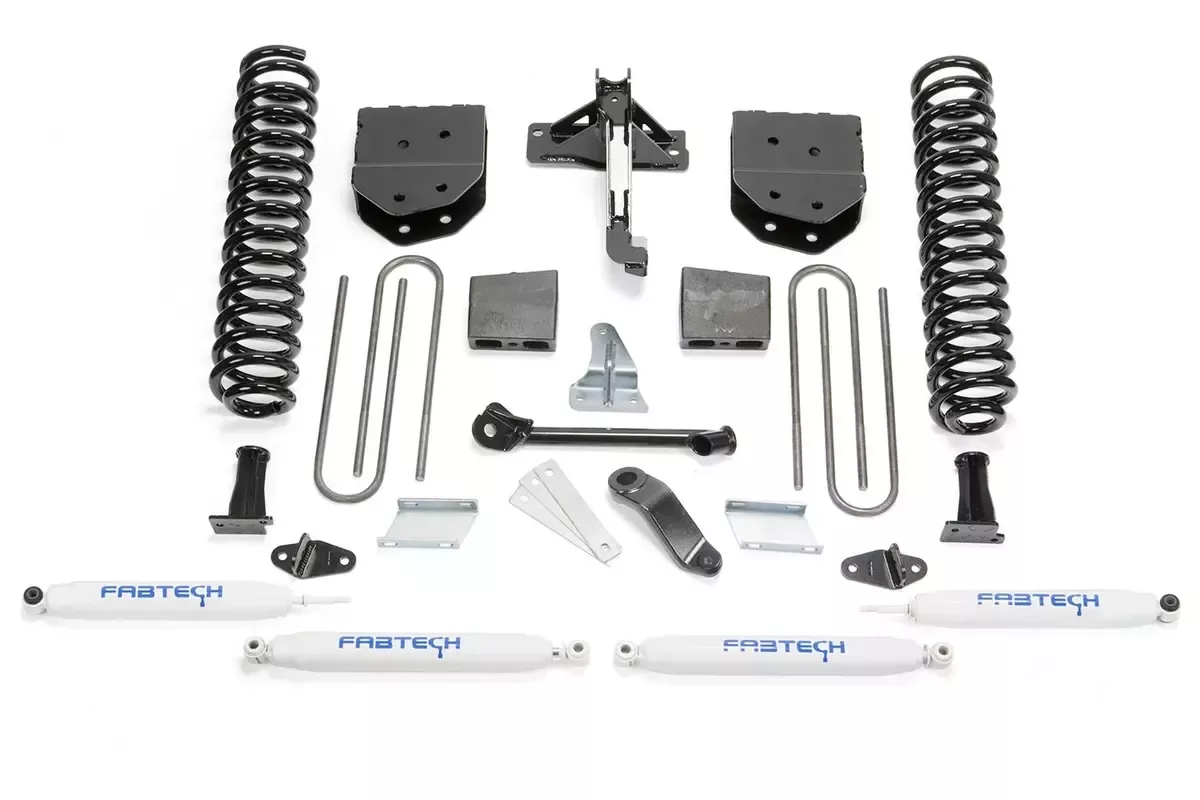 FABTECH K2210 4-inch Lift Kit w/Performance Shocks