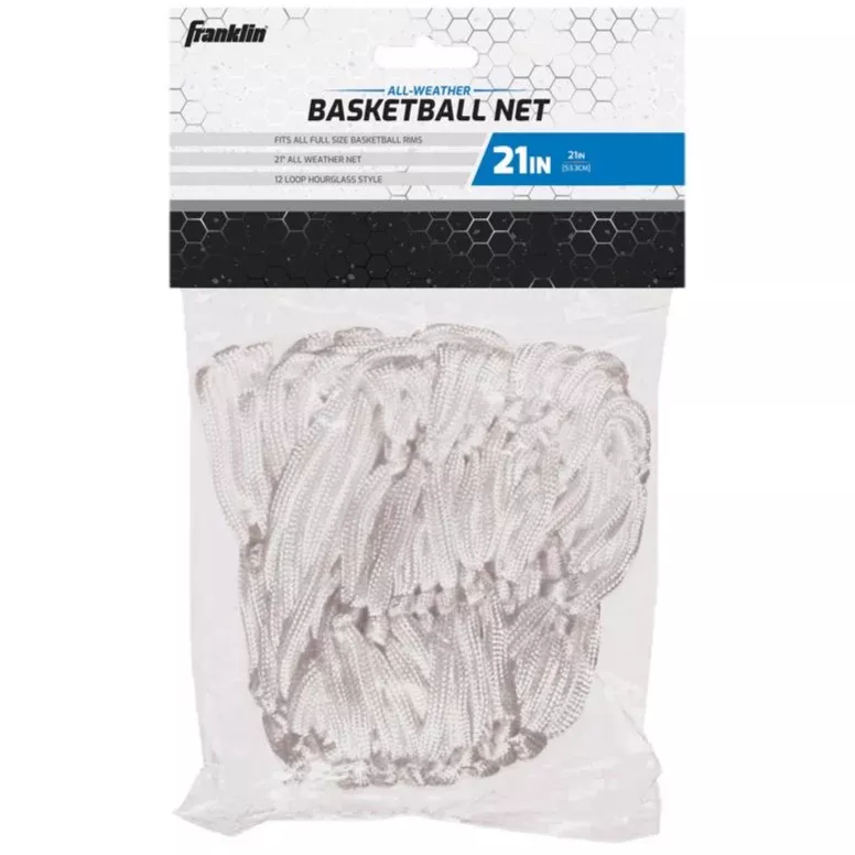 Franklin White Polyester Basketball Net - 21"