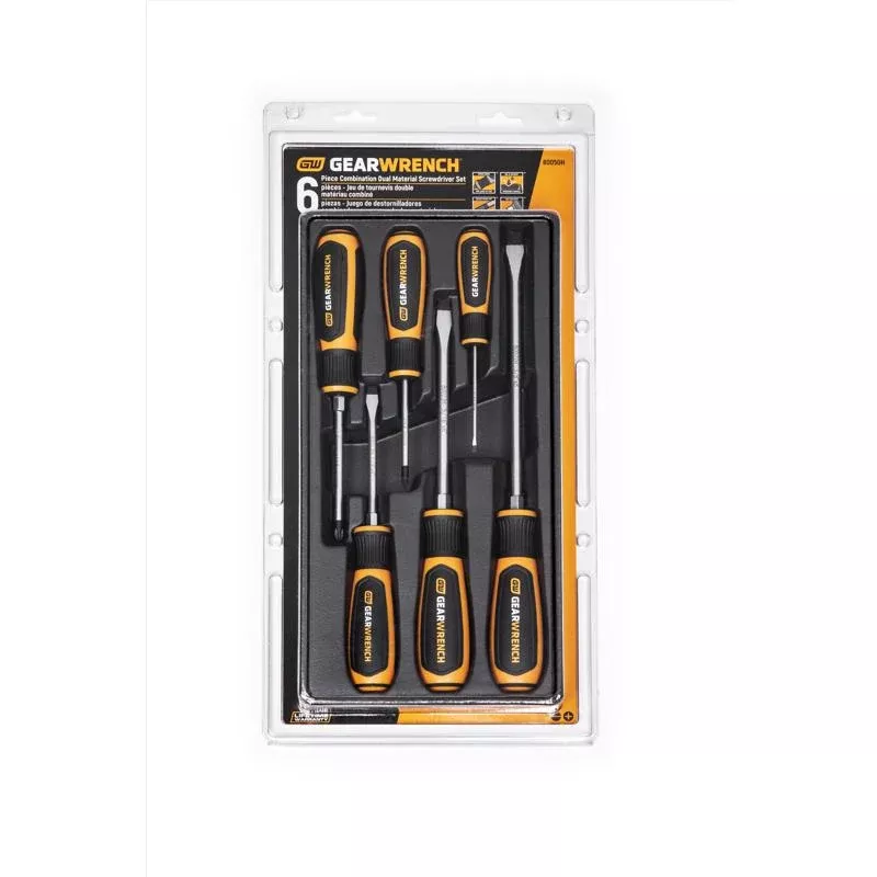 GEARWRENCH Phillips/Slotted Screwdriver Set 6 each