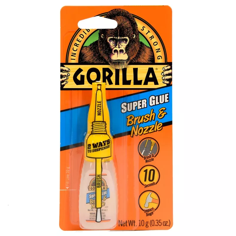 Gorilla High Strength Glue Clear Super Glue 0.35 oz
