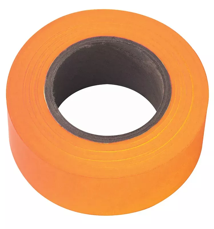 Irwin Strait-Line 150 ft. L PVC Flagging Tape Orange