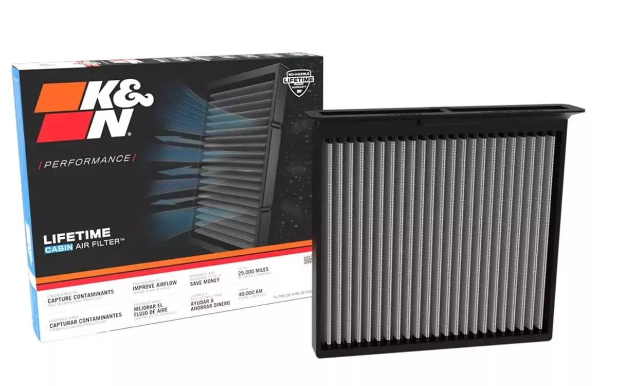 KandN VF2084 Washable Cabin Air Filter – Fits Select Subaru