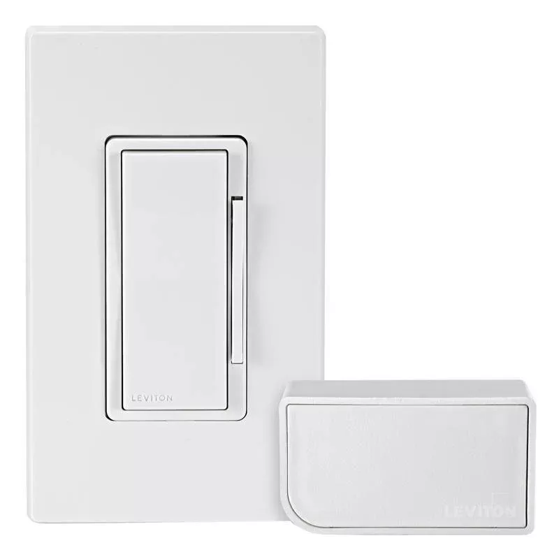 Leviton Decora White Toggle Smart-Enabled Dimmer Switch w/Remote Control & Smart Bridge
