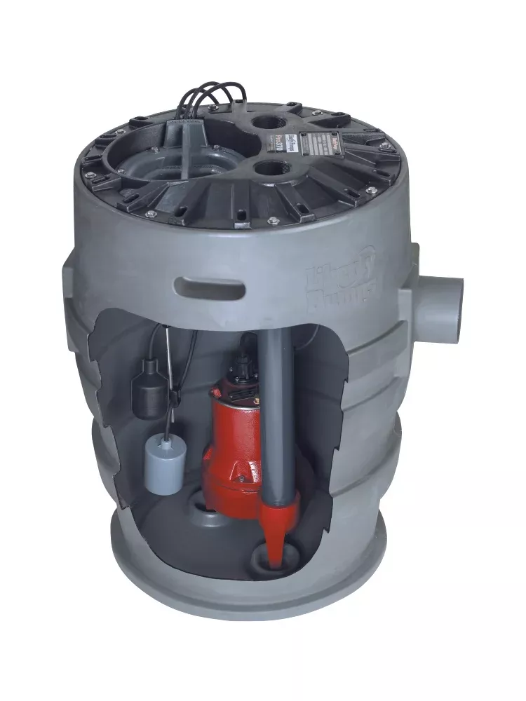Liberty Pumps Pro370-Series 21" x 30" Simplex Sewage System