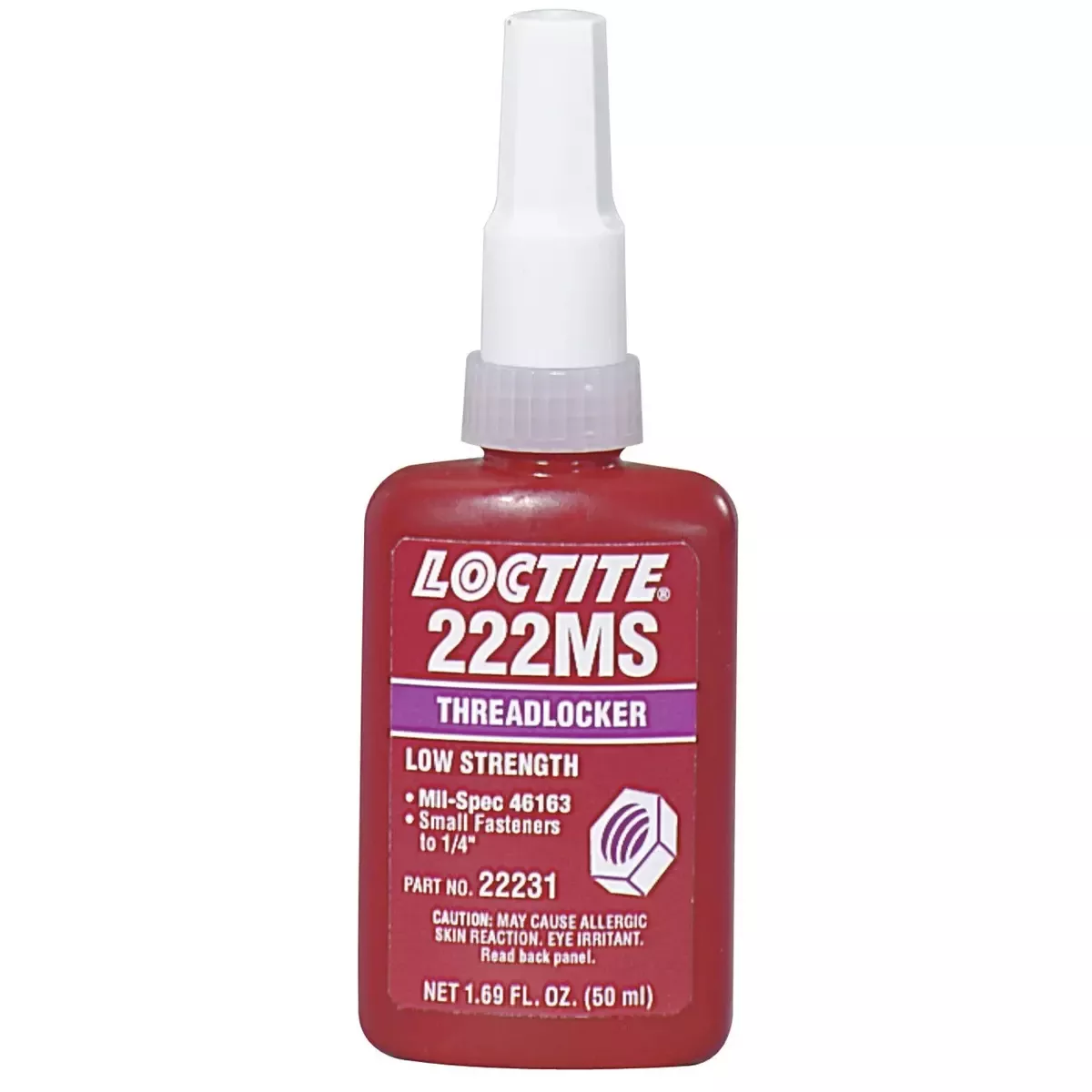 Loctite 135334 222MS Purple Threadlocker 50 mL