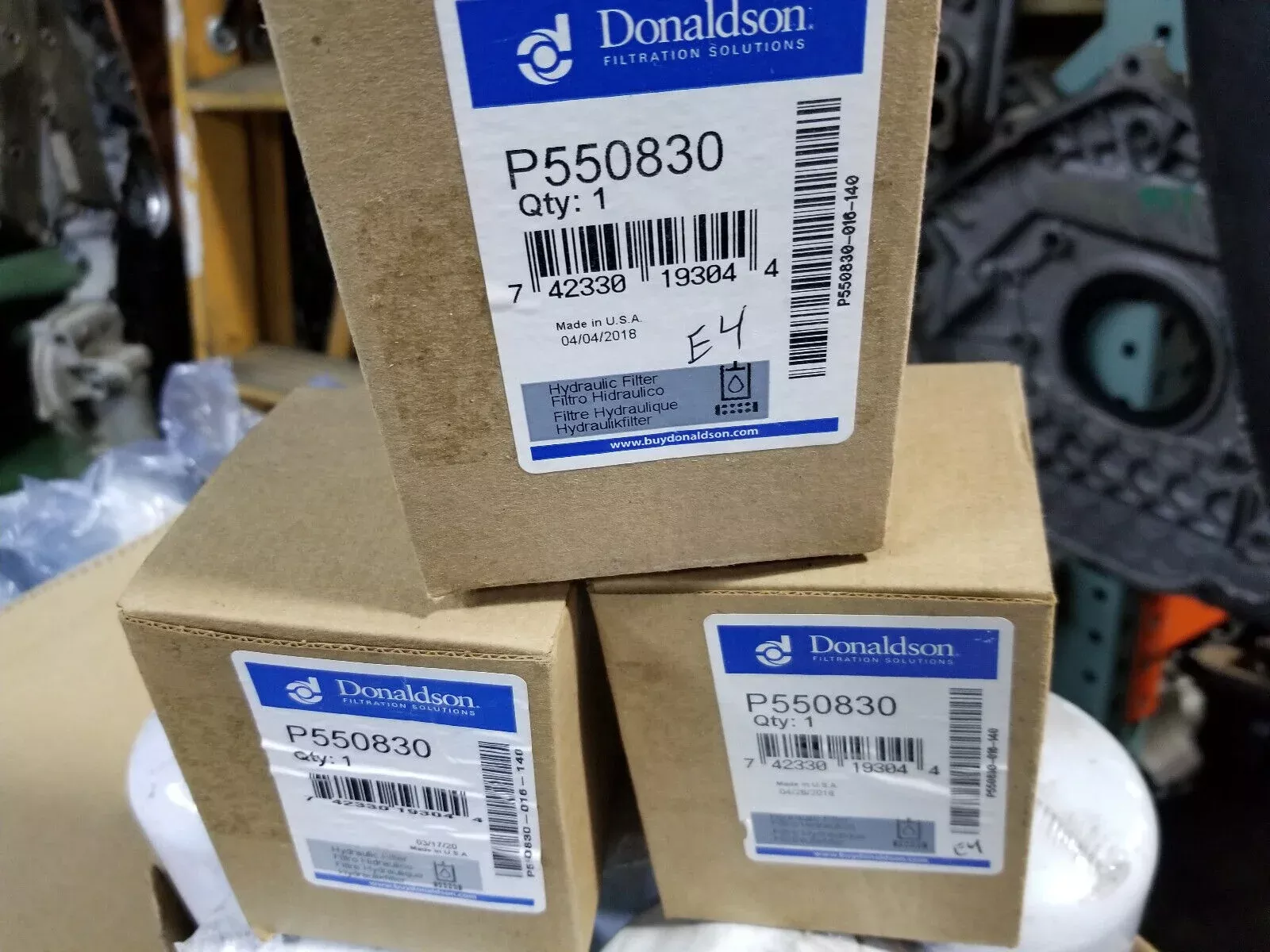 LOT OF 3PC - Donaldson Power Steering Filter - P550830