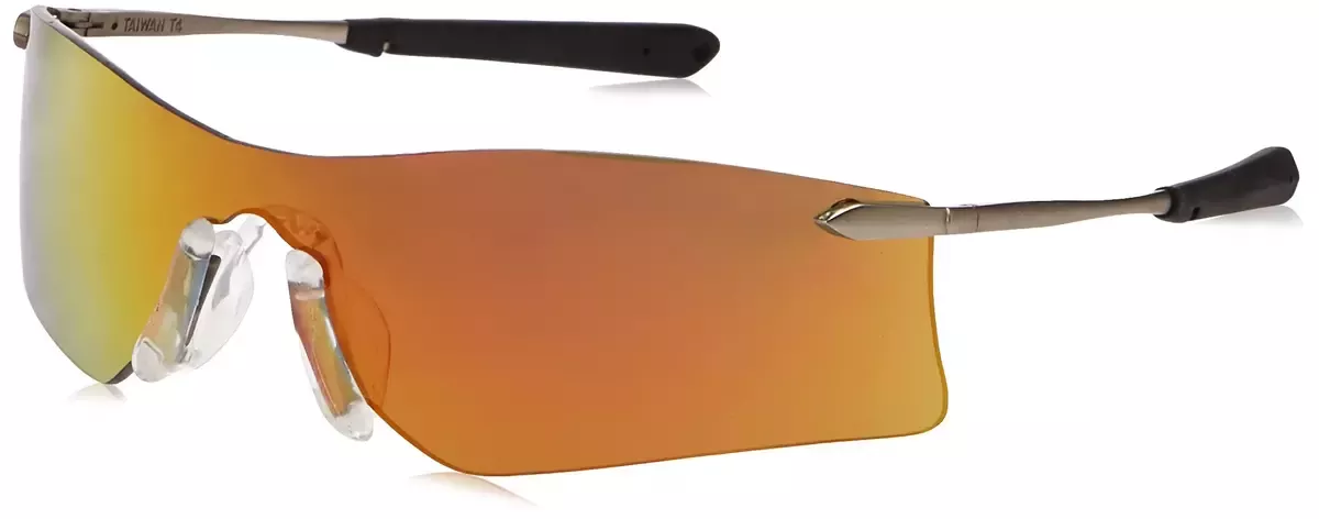 MCR Safety Rubicon T4 T411R Fire Mirror Safety Glasses