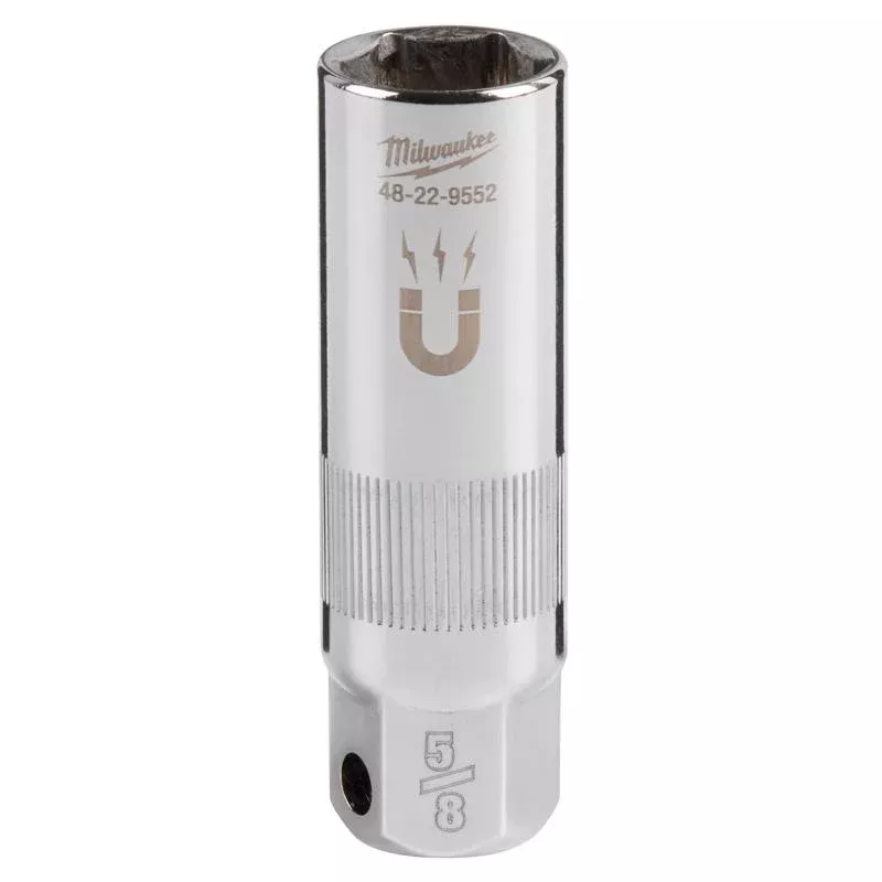 Milwaukee 5/8 in. X 3/8 in. drive SAE 6 Point Spark Plug Socket