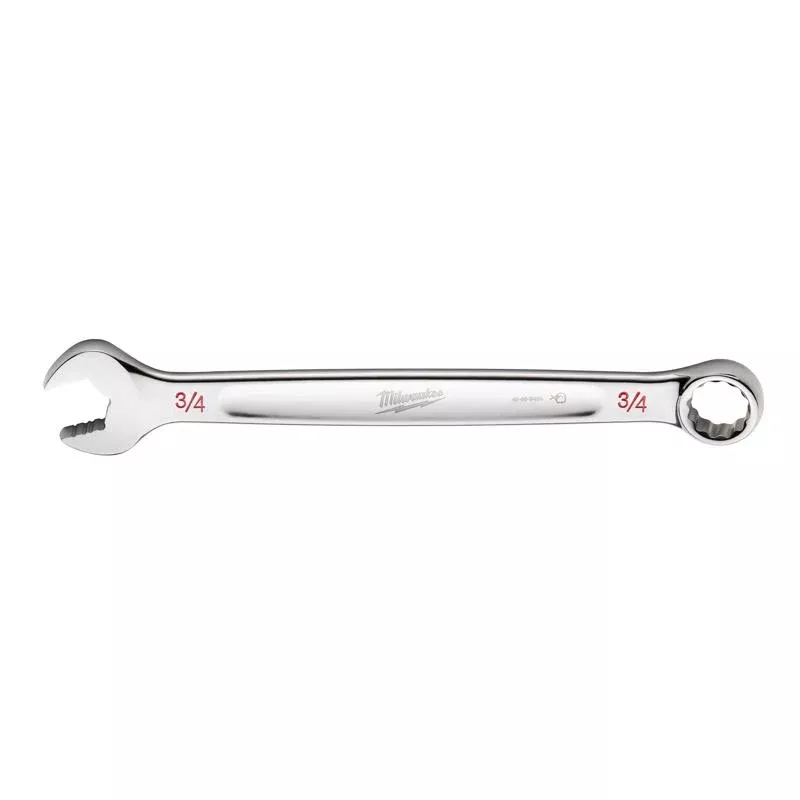 Milwaukee Max Bite 3/4 in. 6 and 12 Point SAE Combination Wrench 1.65 in. L