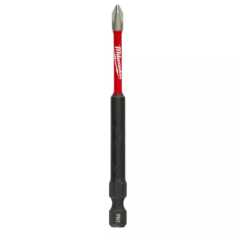 Milwaukee Shockwave Phillips #1 X 3-1/2 in. L Impact Power Bit Steel