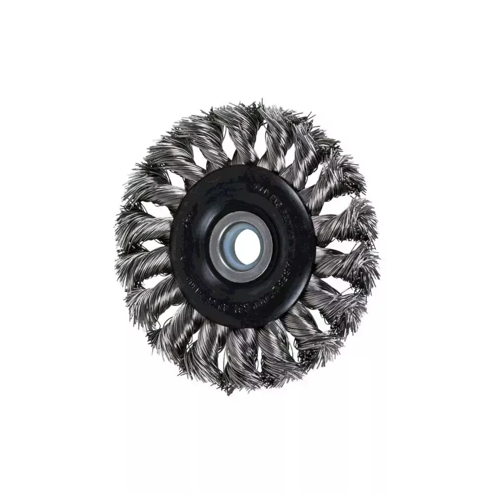 PFERD 3" Twist Knot Wheel Brush - .012 SS Wire