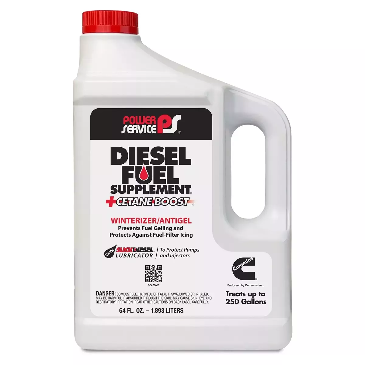 Power Service Diesel Fuel Supplement Antigel — 64 oz