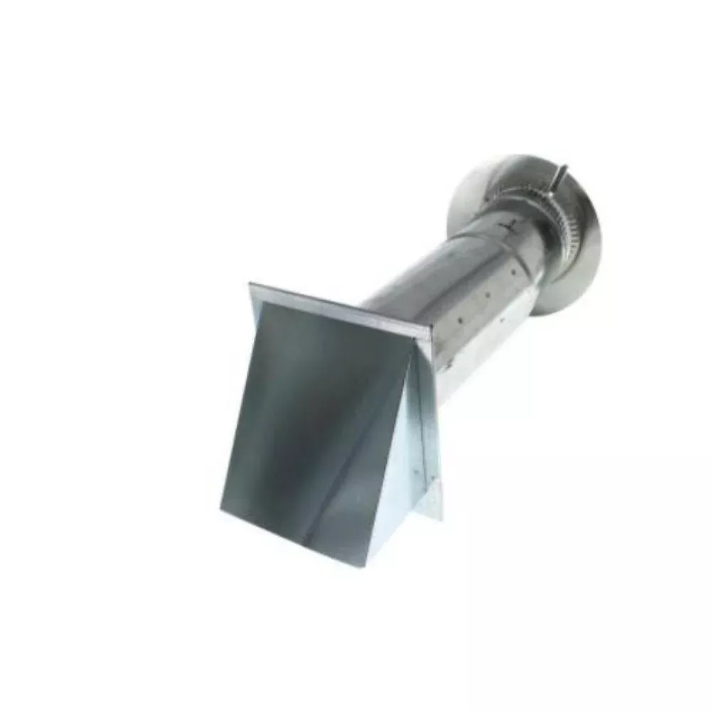 Pressure Relief Damper w/ Wall Cap and 4" Collar