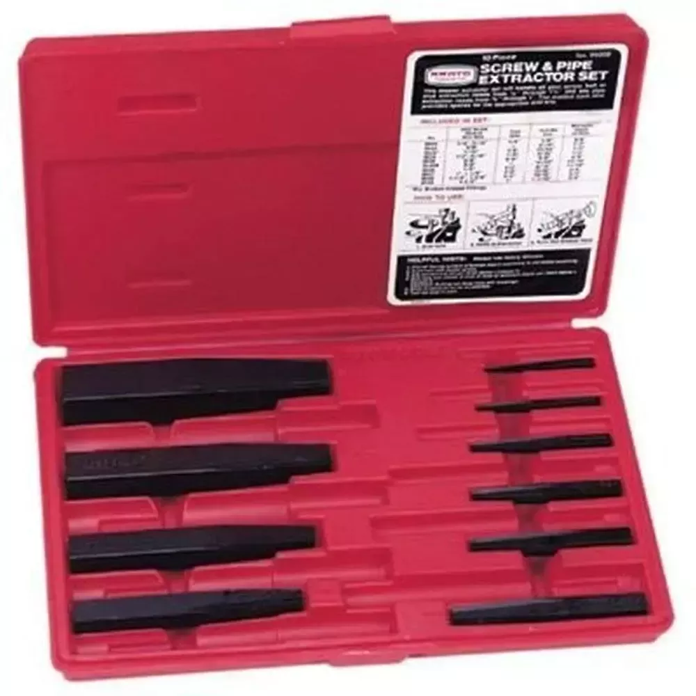 PROTO J9500B 10pc Screw Extractor Set - Alloy Steel