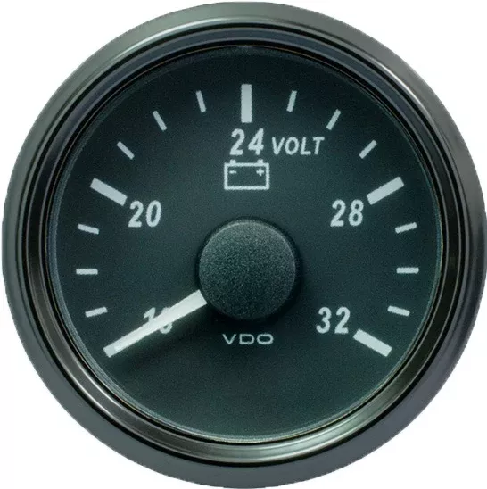 SingleViu 52mm voltmeter for 24V systems without harness - A2C3832780001