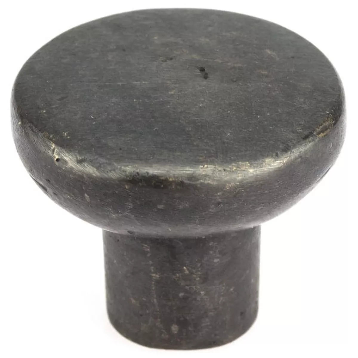Smooth Traditional Knob - 1-3/8" Diameter - Dark Bronze