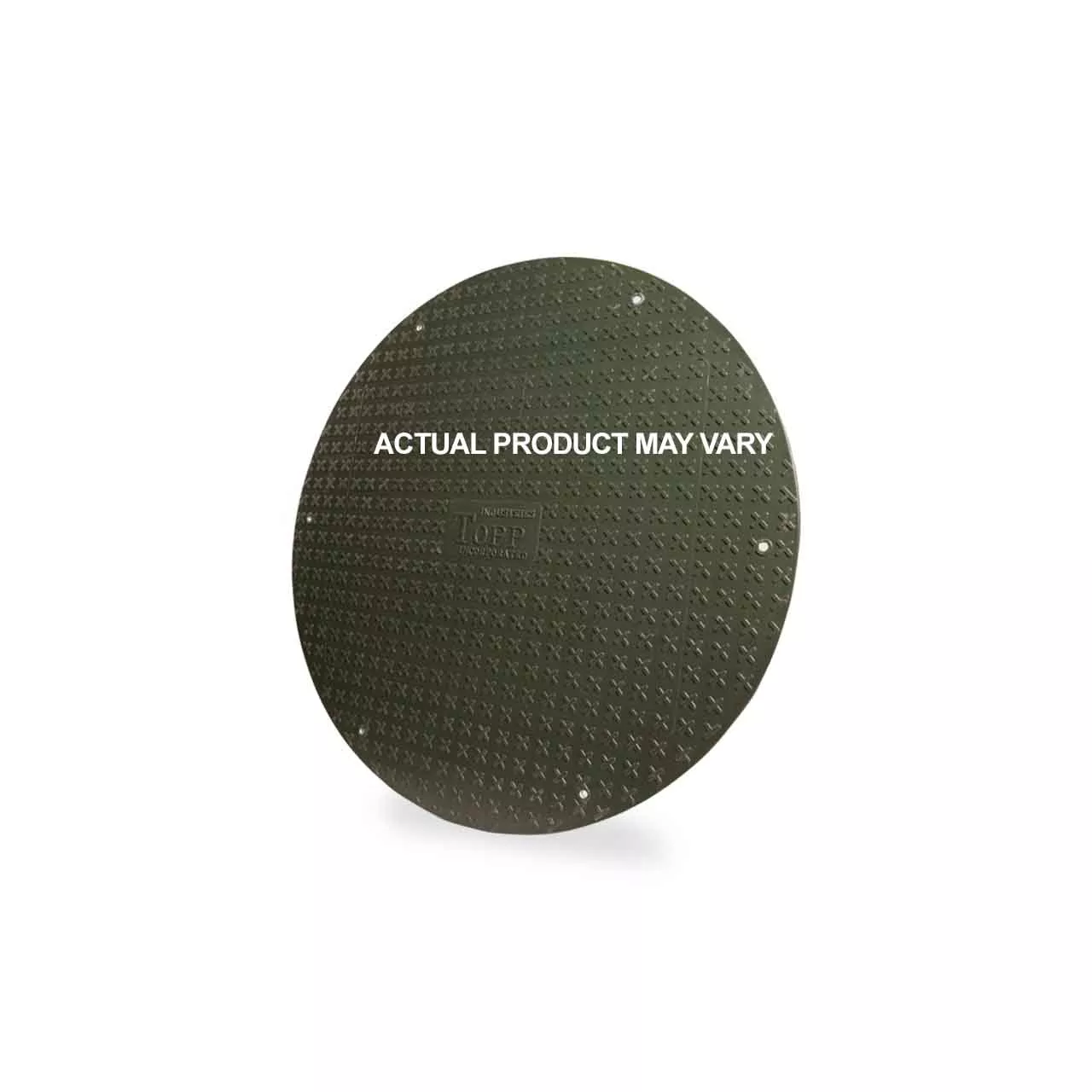 Topp C42WFNST 1/2" Thick Non-Skid Solid Green Fiberglass Cover for 42"