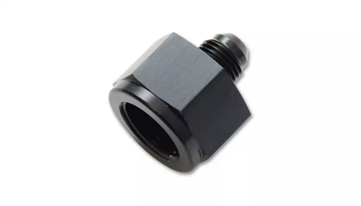 Vibrant 10835 Aluminum Reducer Adapter Fitting - Black
