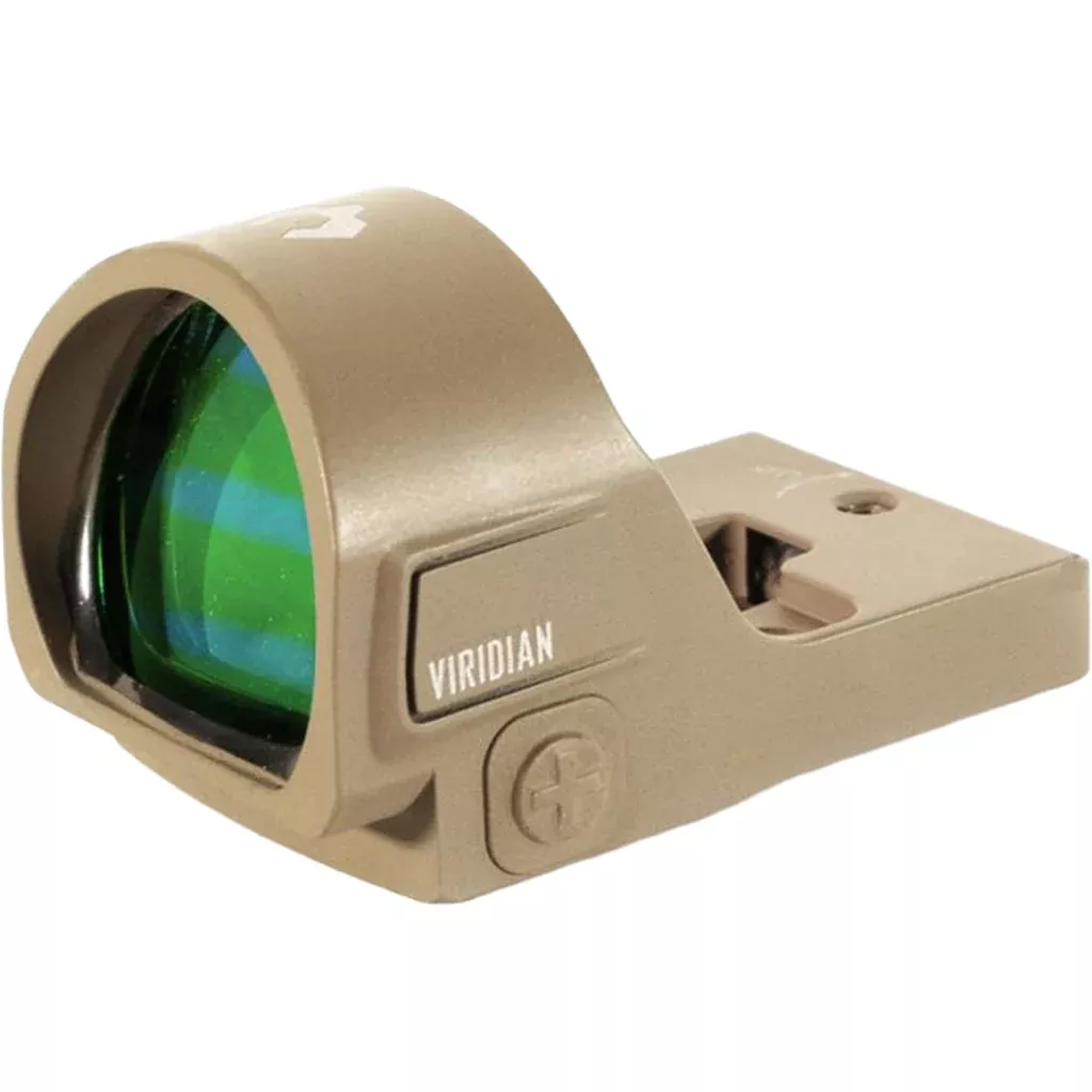 Viridian RFX35 Reflex Sight 1x22 Micro Green Dot RMR MountingFDE
