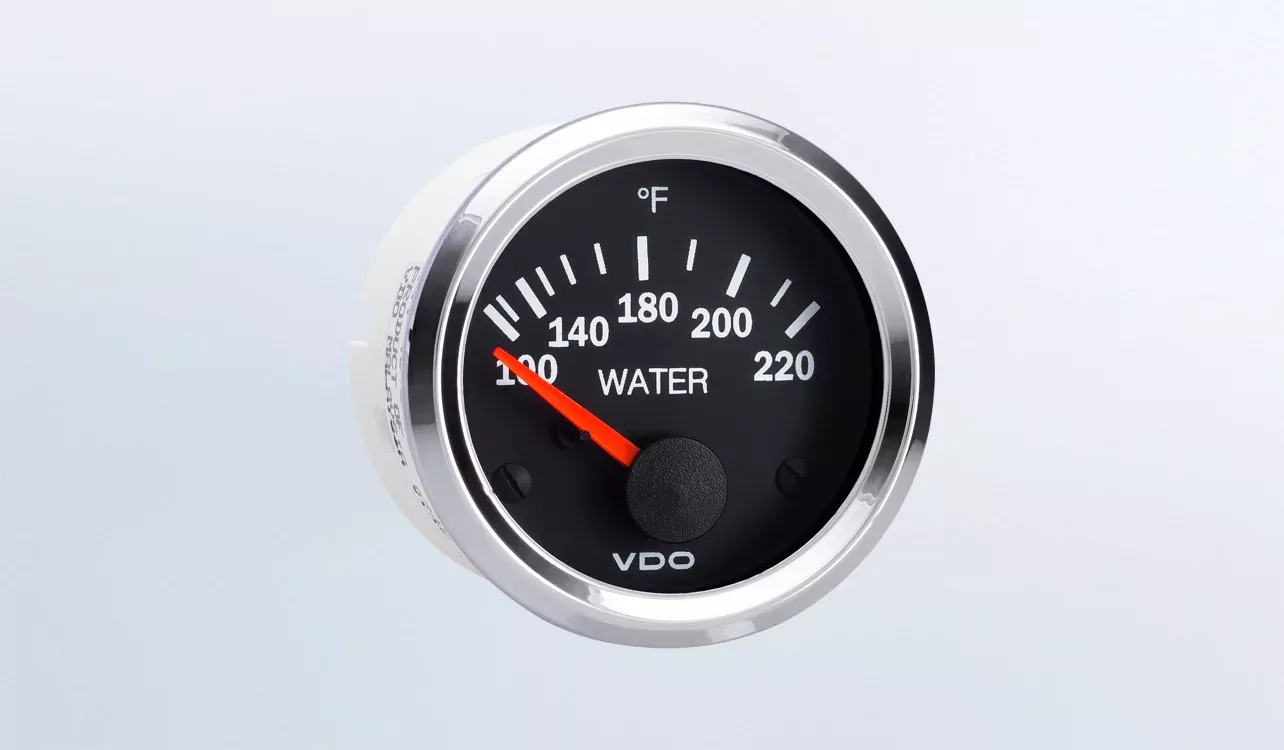 Vision Chrome Temp Gauge250F - 310-195