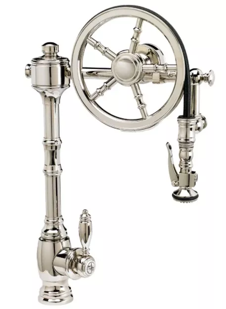 Waterstone Wheel Pulldown Kitchen Faucet