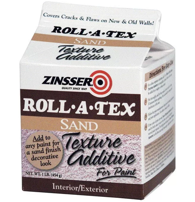 Zinsser Roll-A-Tex Sand Texture Paint Additive (White) - 1 lb.